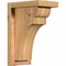 Ekena Millwork Yorktown Smooth Corbel w/Backplate, Western Red Cedar, 5 1/2"W x 8"D x 12"H COR06X08X12YOR01SWR - alternate 1